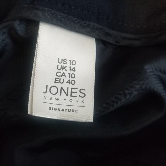 Jones New York Signature Sydney Women's Career Dress Pants, Blue, Size 10 - Picture 5 of 11